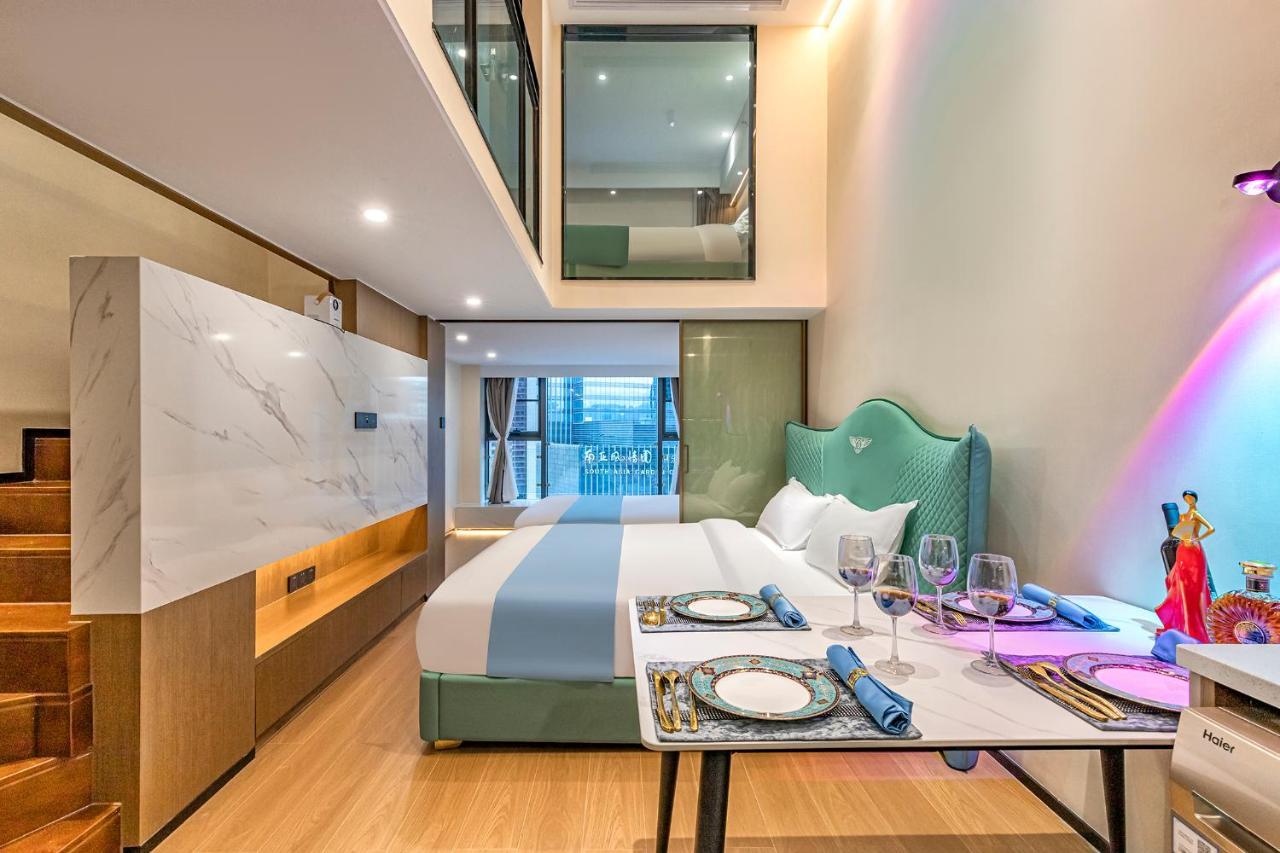 Kunming Dianchi Mideel International Apartment - South Asian Style Fuhai Metro Dış mekan fotoğraf