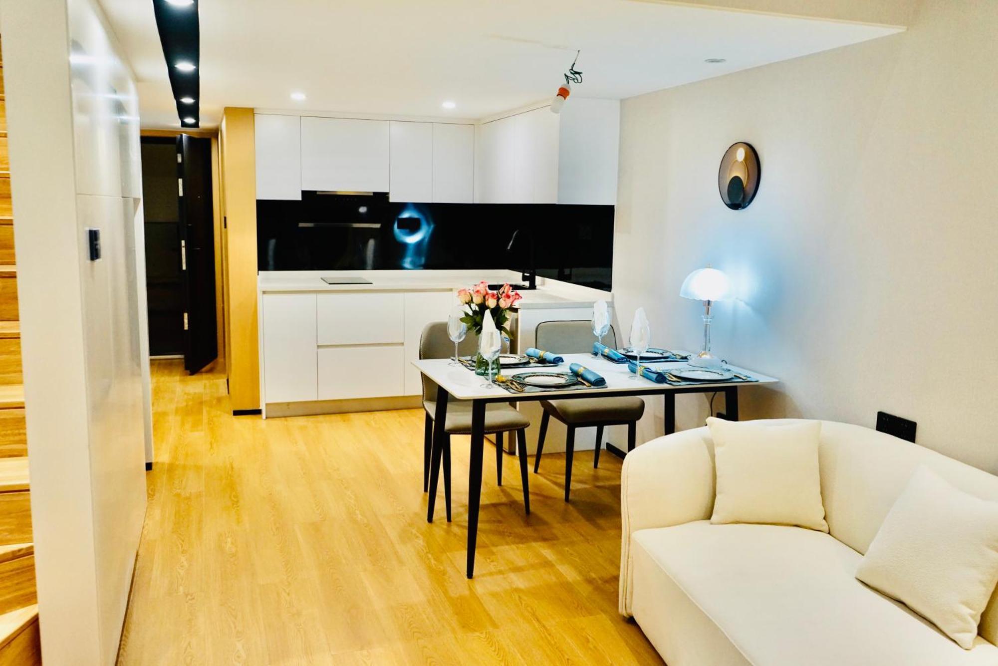 Kunming Dianchi Mideel International Apartment - South Asian Style Fuhai Metro Dış mekan fotoğraf